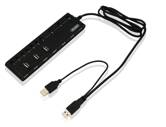 Hub chia cổng USB 7 port có đèn led